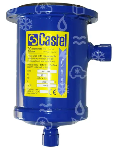 filtrdehydrátor CASTEL 4411/7B, 1 vložkový, 7/8